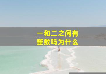 一和二之间有整数吗为什么