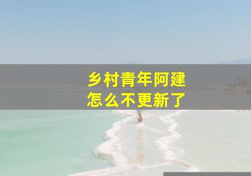 乡村青年阿建怎么不更新了