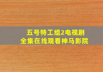 五号特工组2电视剧全集在线观看神马影院