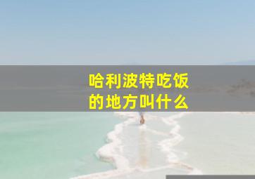 哈利波特吃饭的地方叫什么