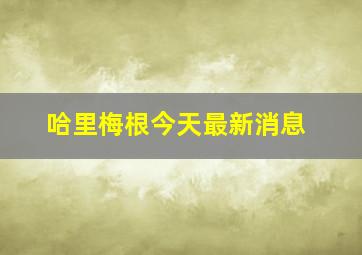 哈里梅根今天最新消息