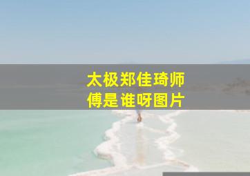 太极郑佳琦师傅是谁呀图片