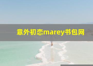 意外初恋marey书包网