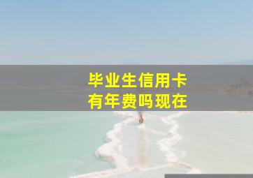 毕业生信用卡有年费吗现在