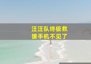 汪汪队终极救援手机不见了