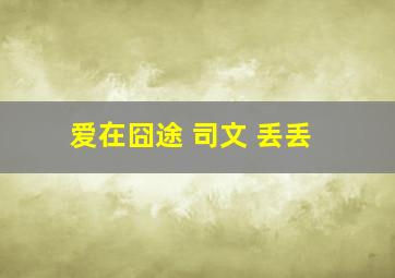 爱在囧途 司文 丢丢