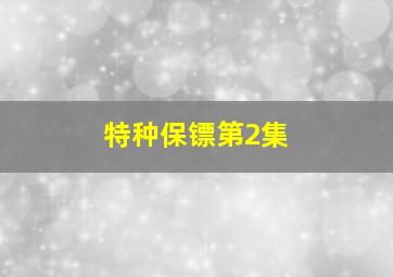 特种保镖第2集