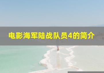 电影海军陆战队员4的简介