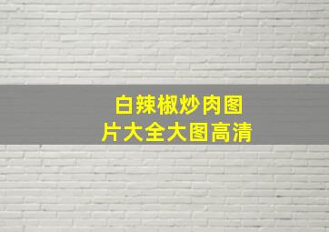 白辣椒炒肉图片大全大图高清