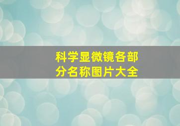 科学显微镜各部分名称图片大全