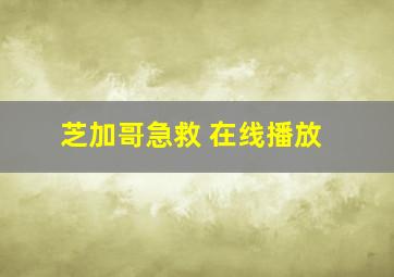 芝加哥急救 在线播放