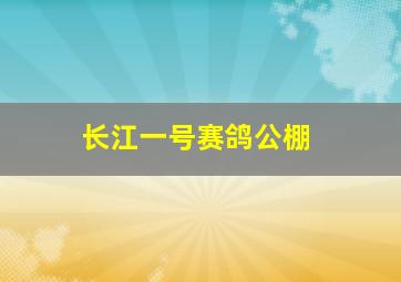 长江一号赛鸽公棚