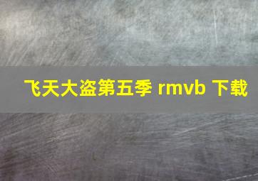 飞天大盗第五季 rmvb 下载