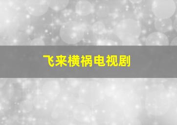 飞来横祸电视剧