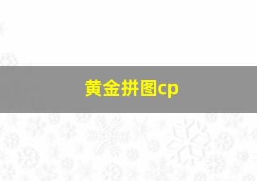 黄金拼图cp